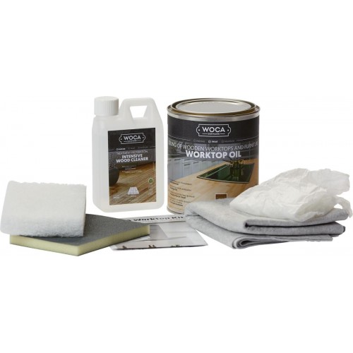 Woca Worktop Oiling Box Kit, Natural 699975AN  (DC)